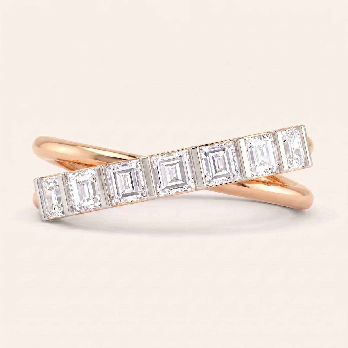 Skyline lab-grown diamond ring, view 7