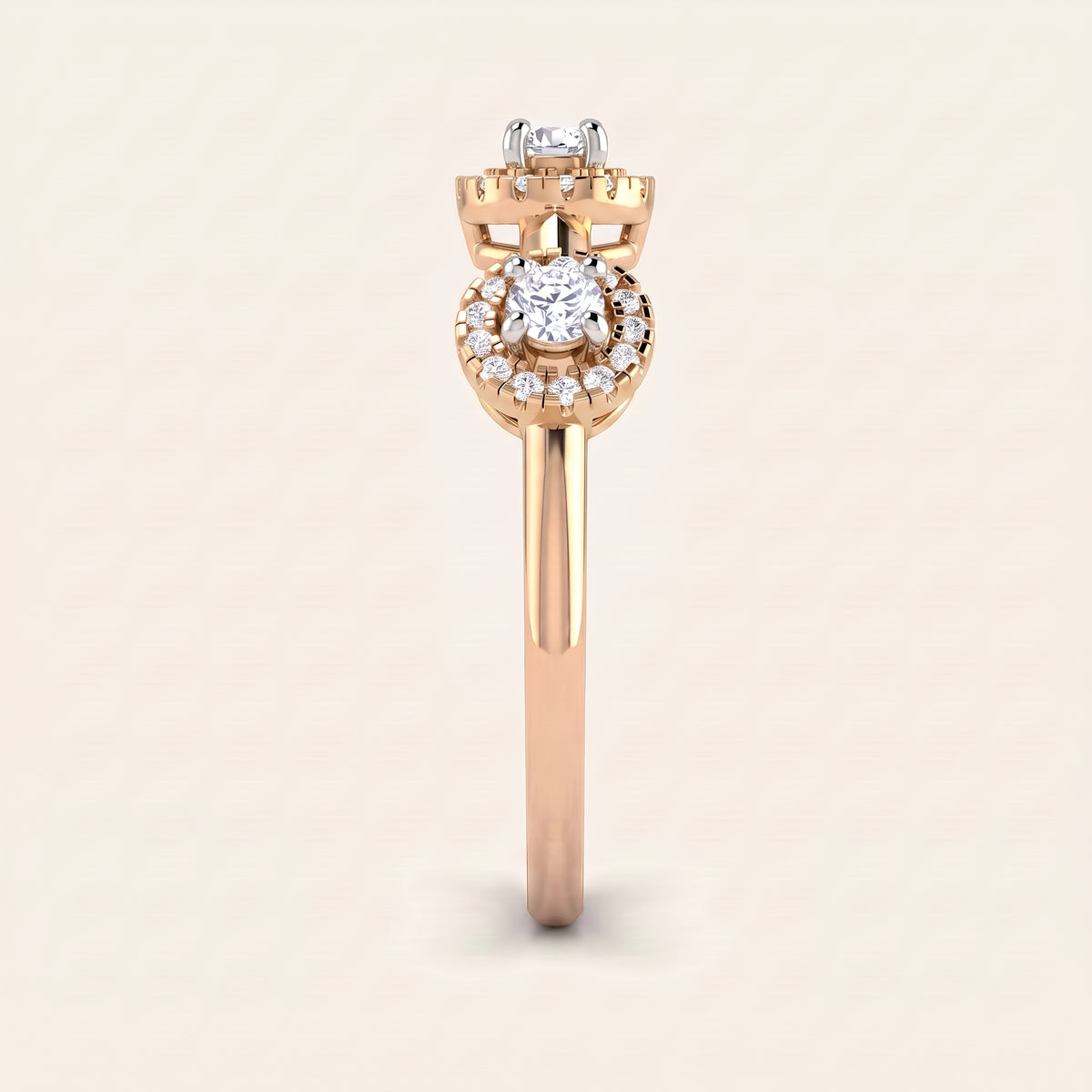 Trillia lab-grown diamond ring, view 6