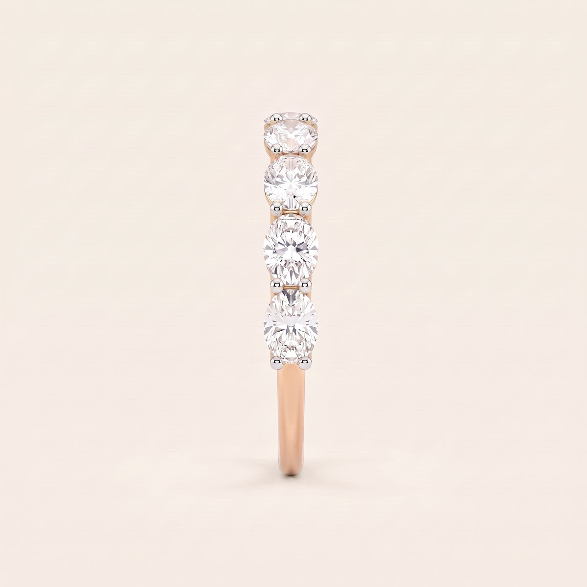 Strand lab-grown diamond ring, view 5