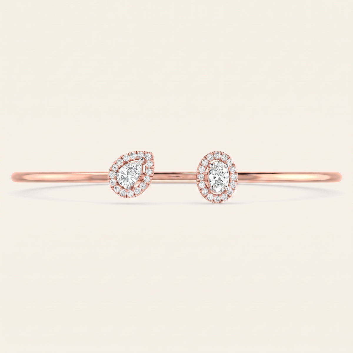 Lumiere lab-grown diamond bracelet, view 3