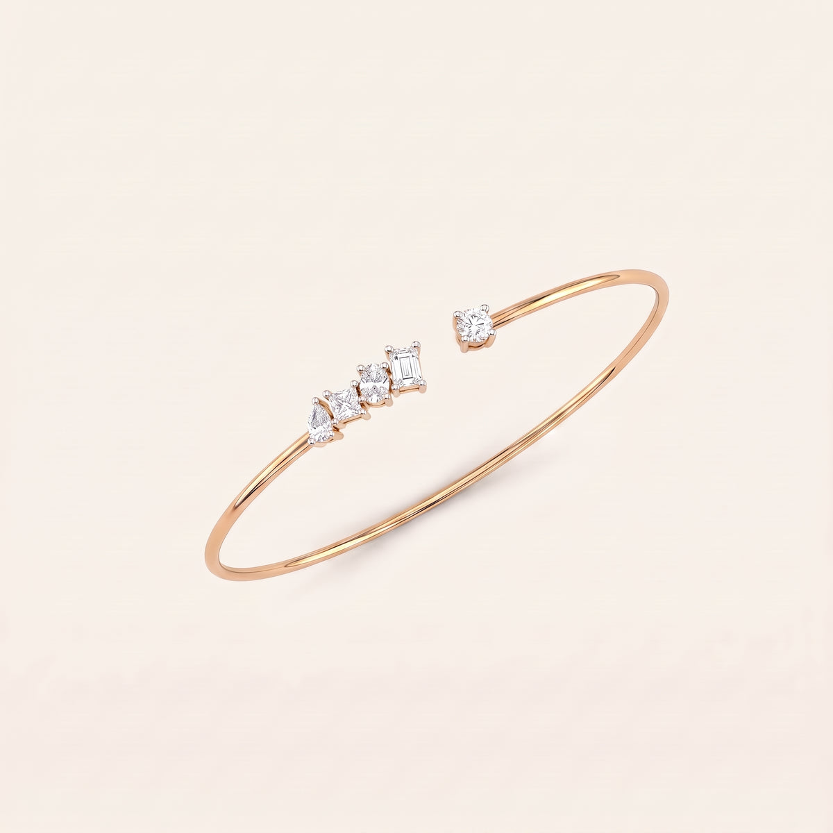Constellation lab-grown diamond bracelet, view 4