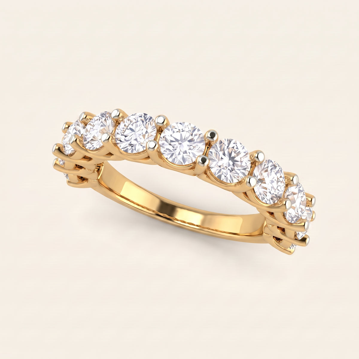 Riviera lab-grown diamond ring, view 4