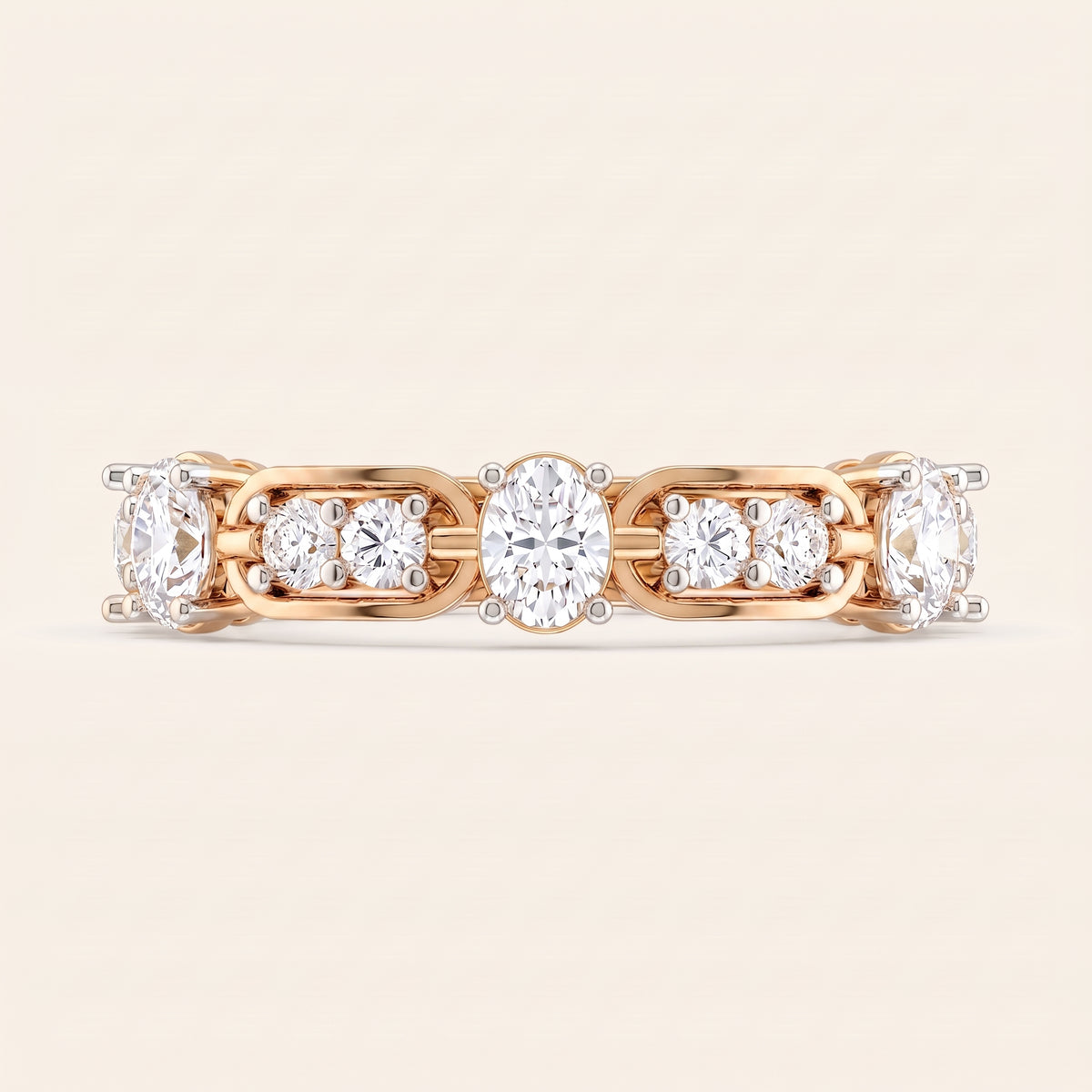 Septima lab-grown diamond ring, view 8