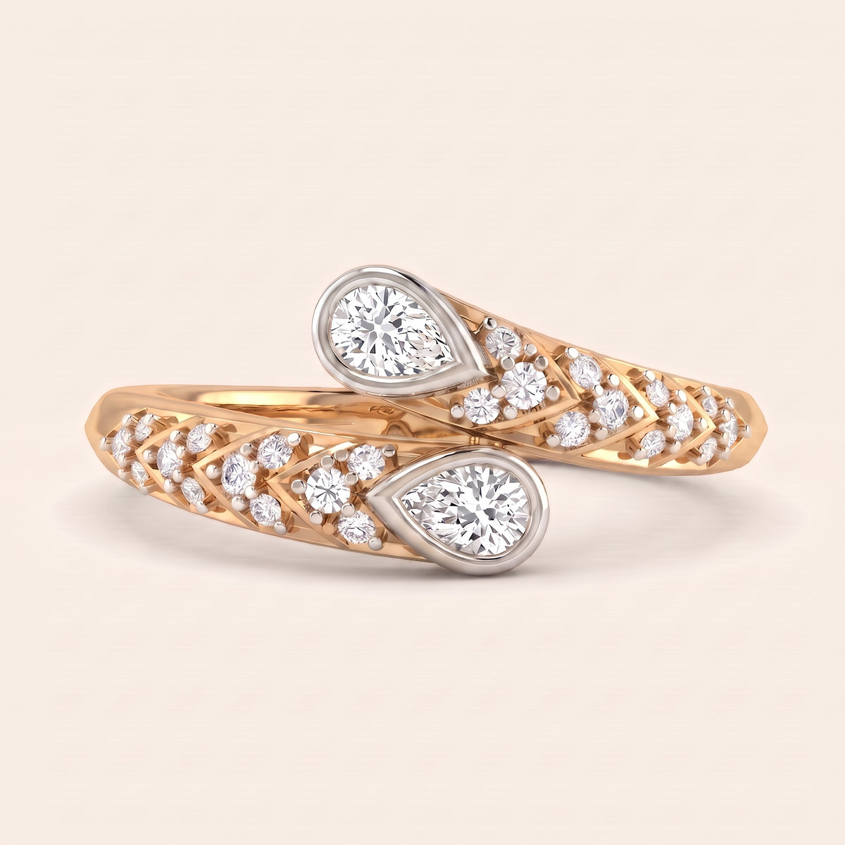 Mirage lab-grown diamond ring, view 8