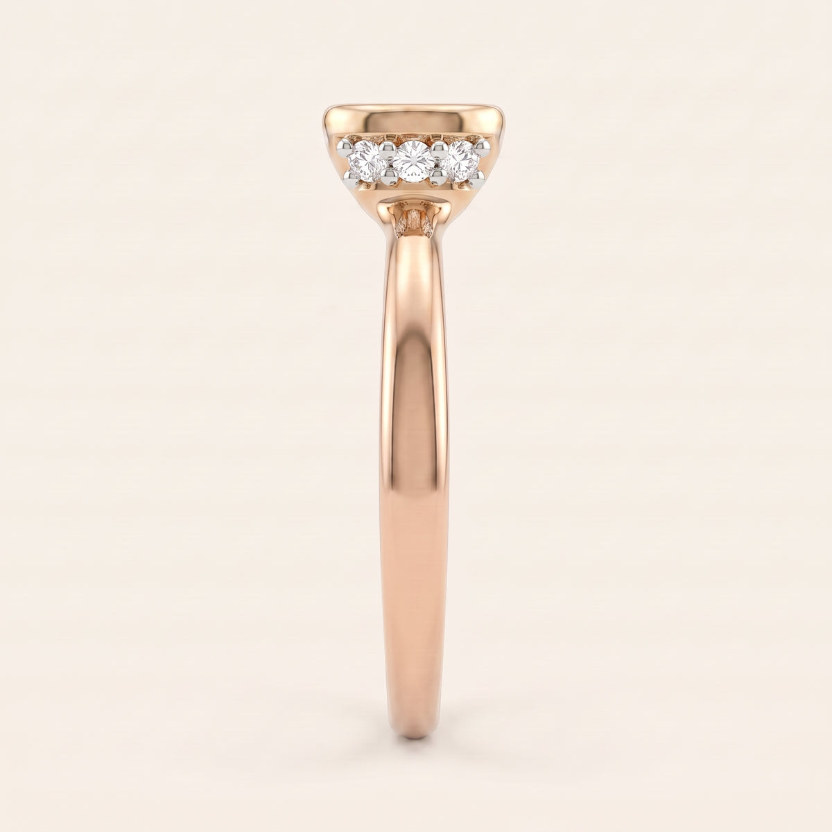 Hush lab-grown diamond ring, view 5