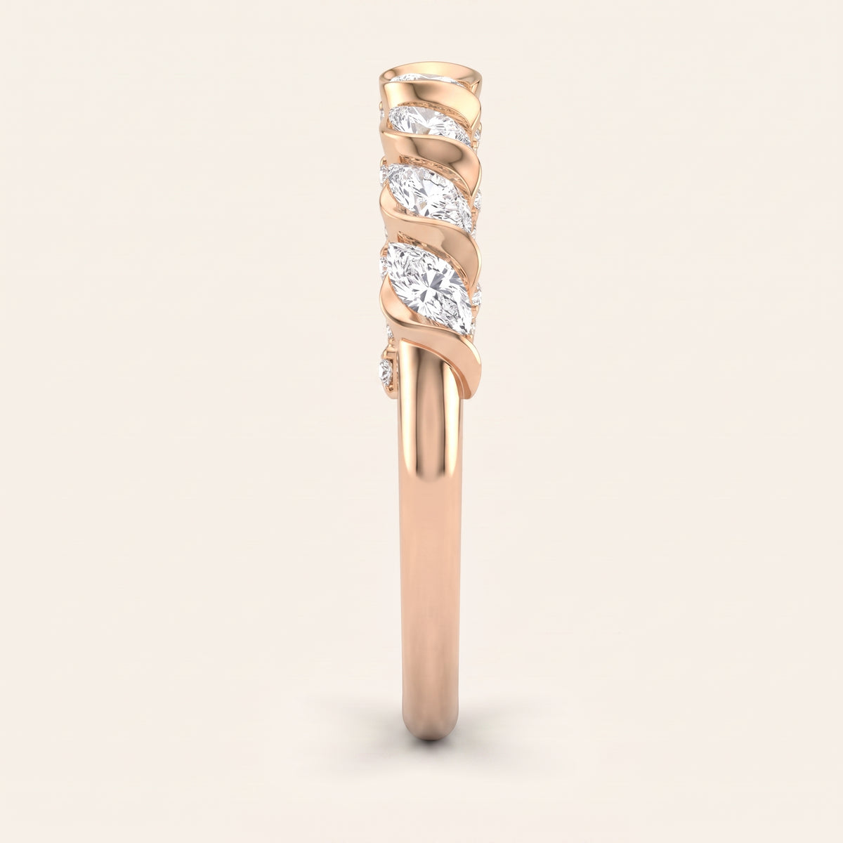 Zephyr lab-grown diamond ring, view 5
