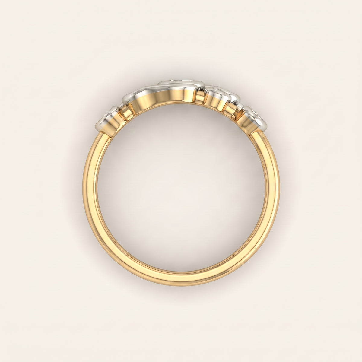 Vista lab-grown diamond ring, view 4