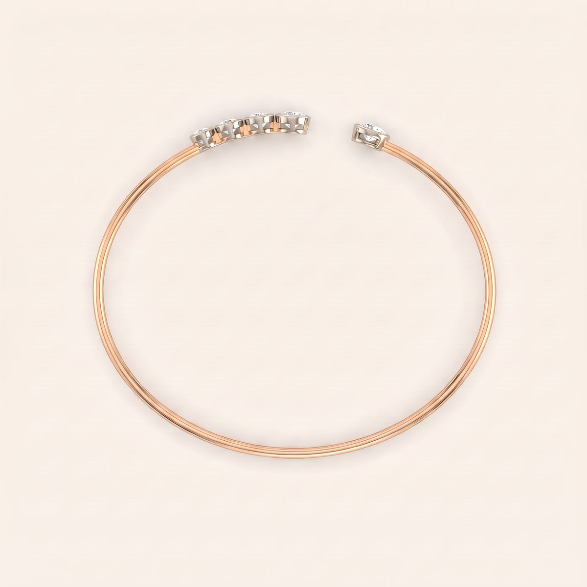 Meteor lab-grown diamond bracelet, view 5