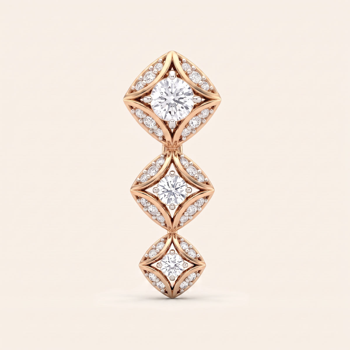 Tiara lab-grown diamond pendant, view 7