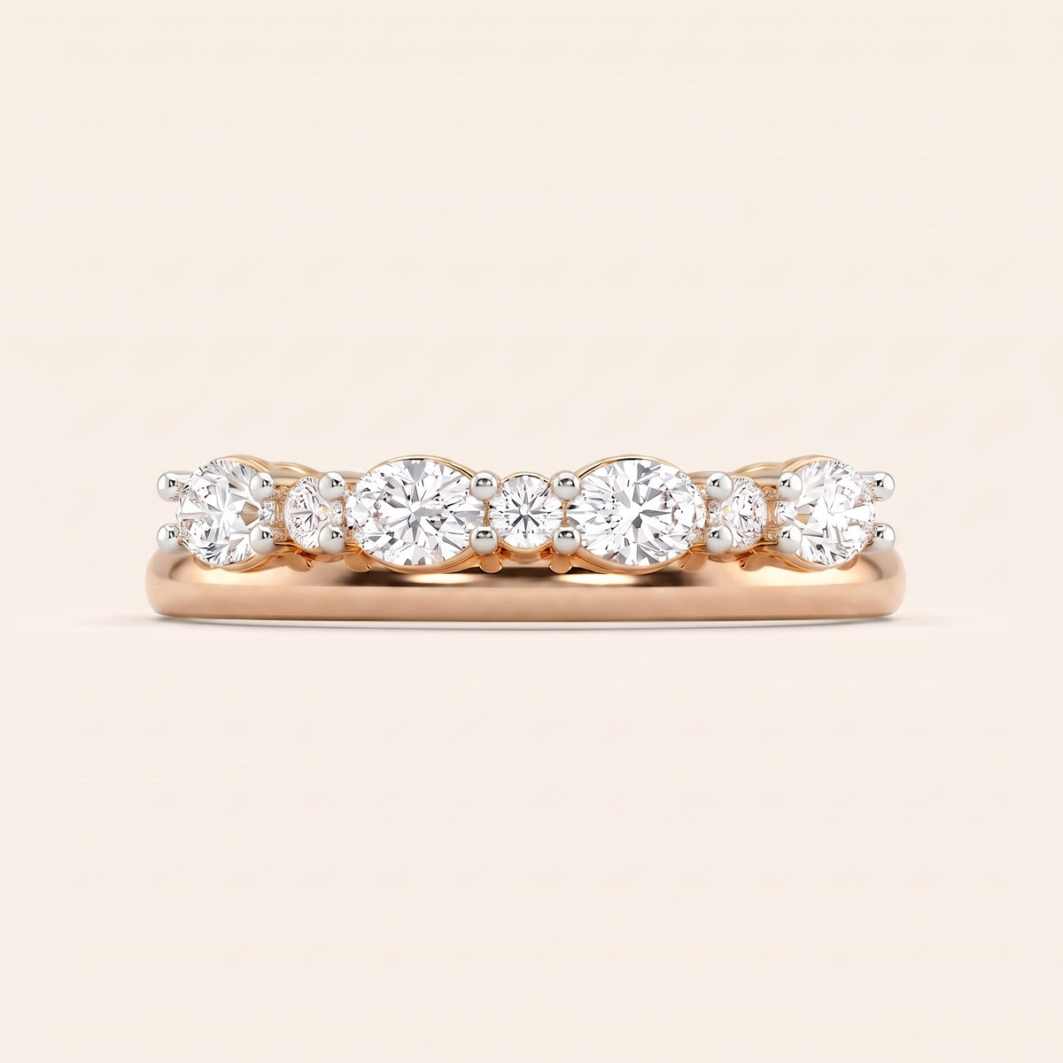 Morse lab-grown diamond ring, view 5