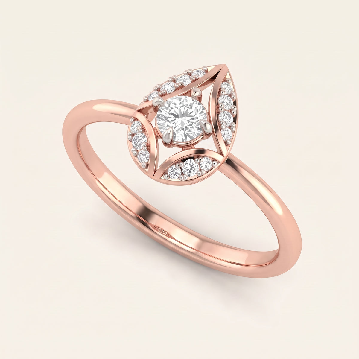 Polaris lab-grown diamond ring