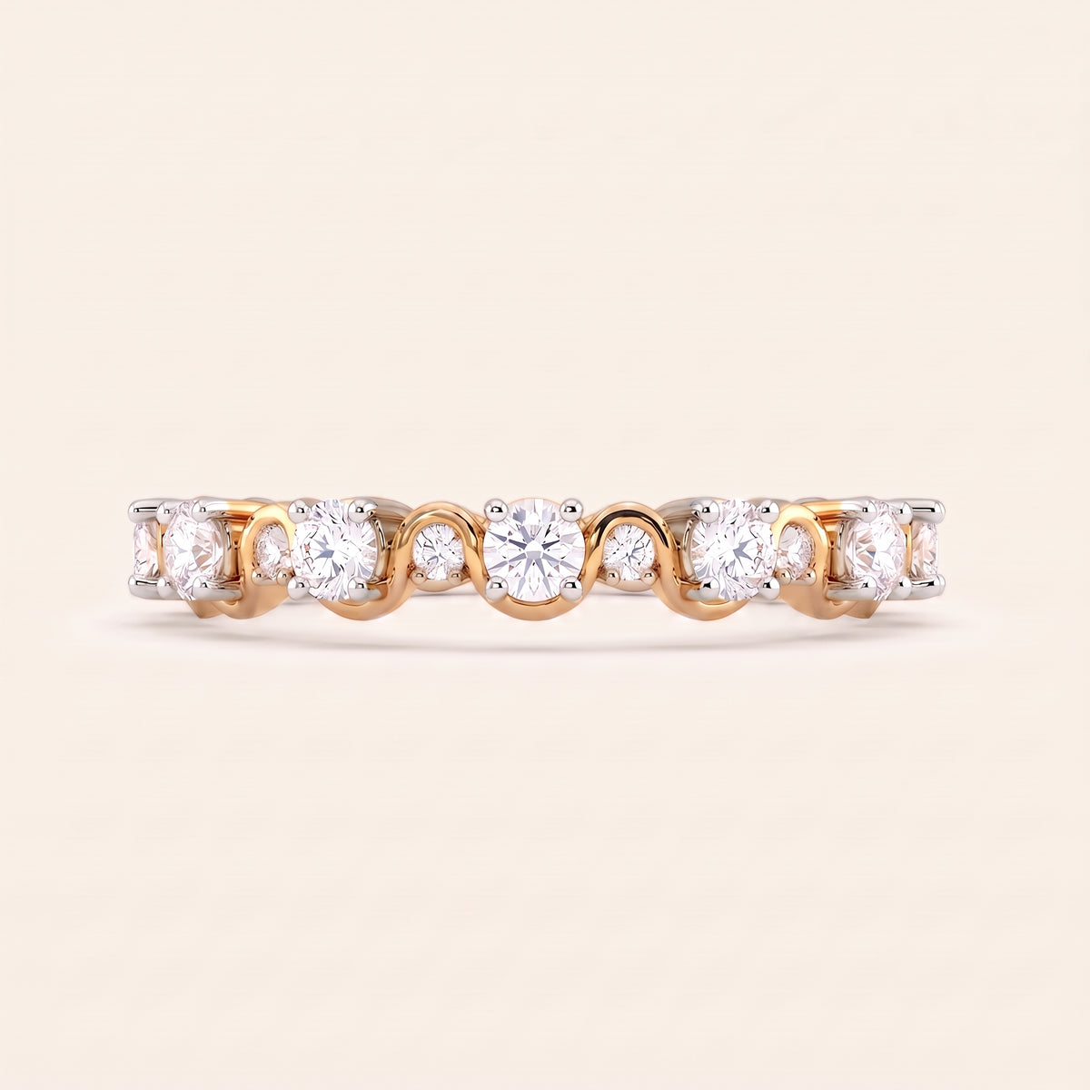 Laurel lab-grown diamond ring, view 8