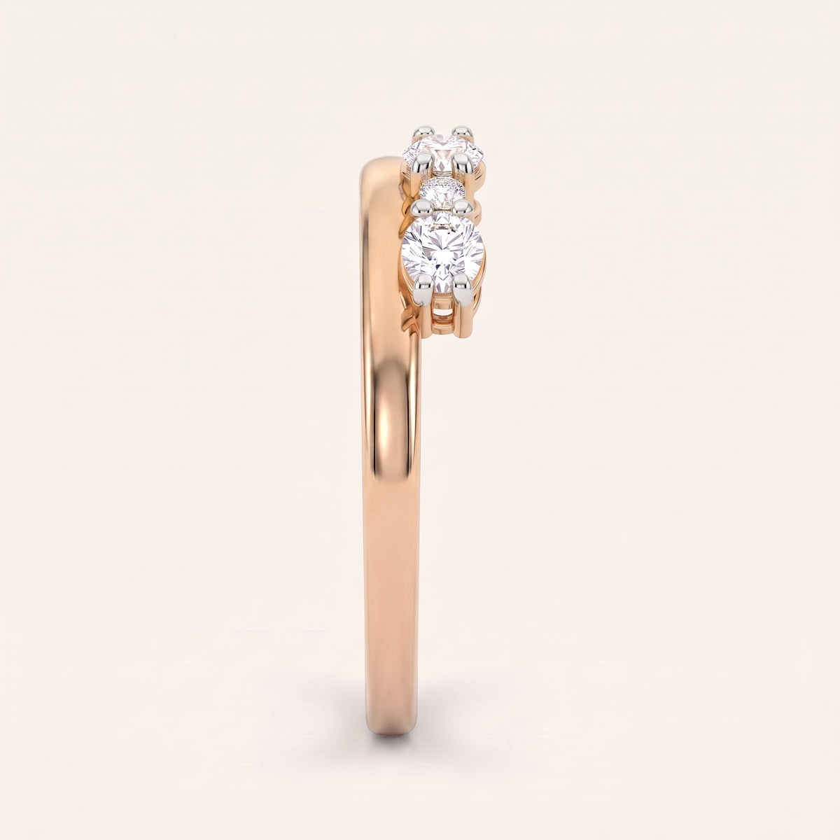 Morse lab-grown diamond ring, view 8