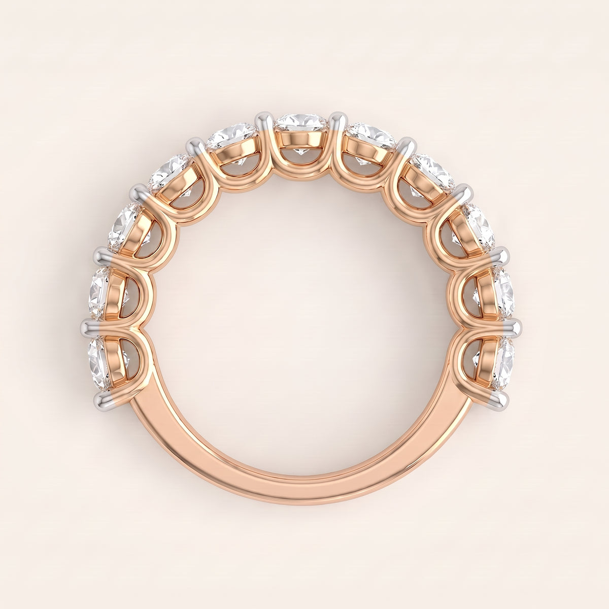 Riviera lab-grown diamond ring, view 5