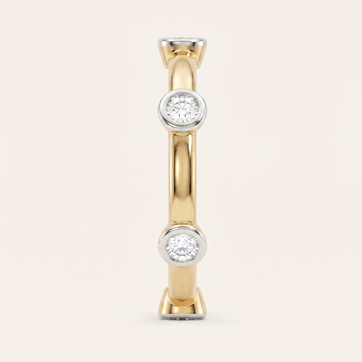 Dotty lab-grown diamond ring