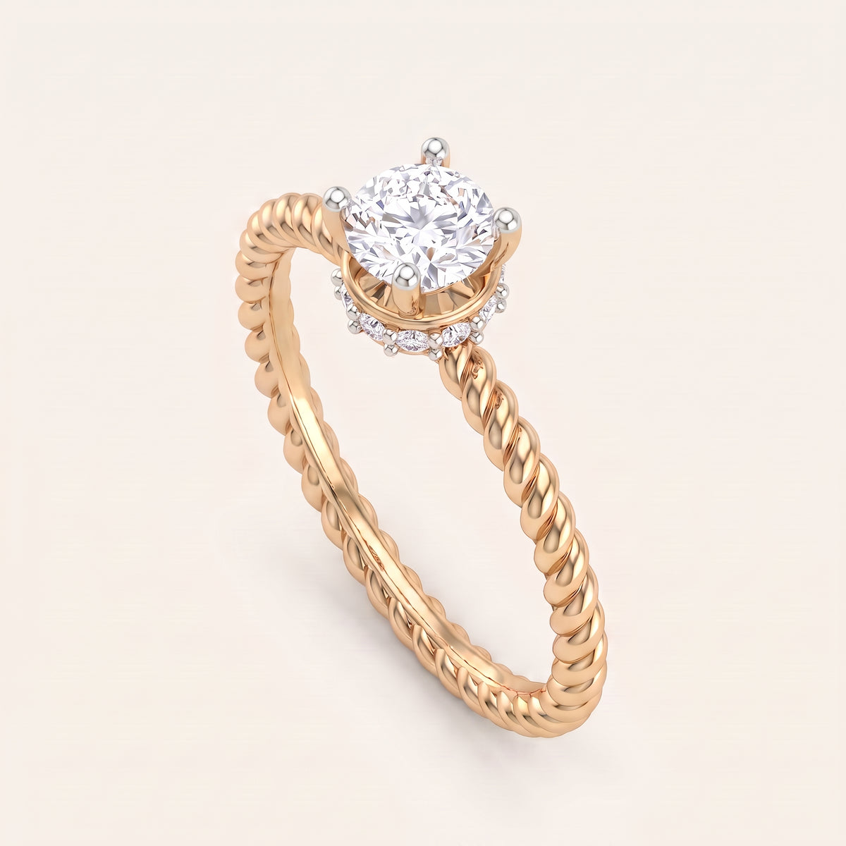 Cordelia lab-grown diamond ring, view 7