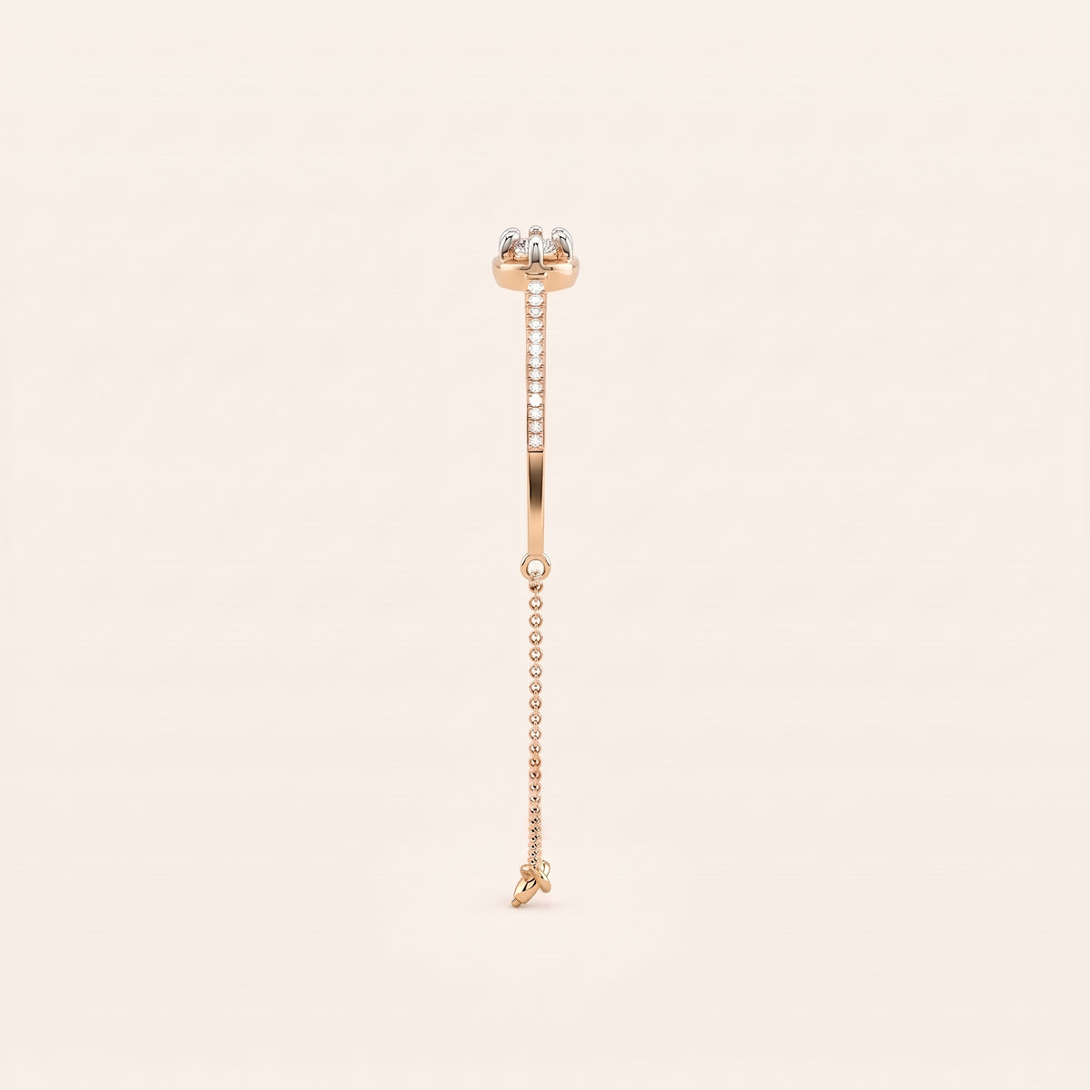 Union lab-grown diamond bracelet, view 8