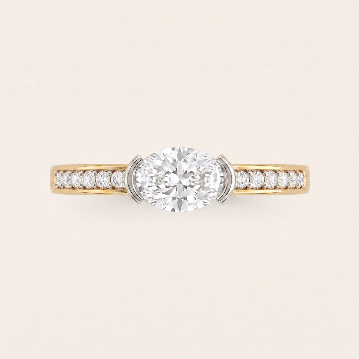 Equinox lab-grown diamond ring