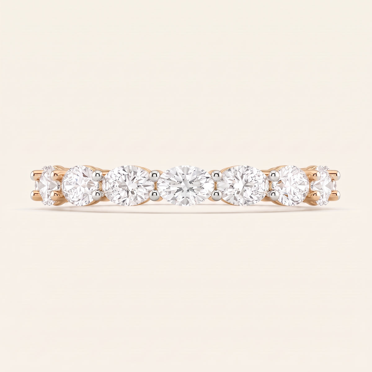 Strand lab-grown diamond ring, view 6