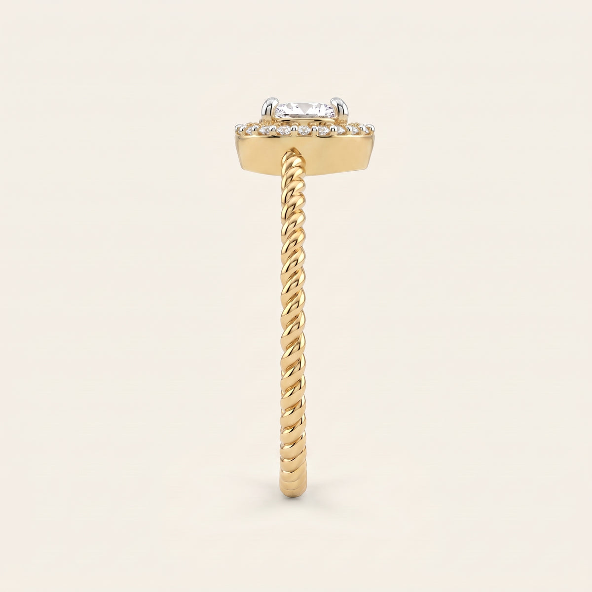 Harbour lab-grown diamond ring, view 2
