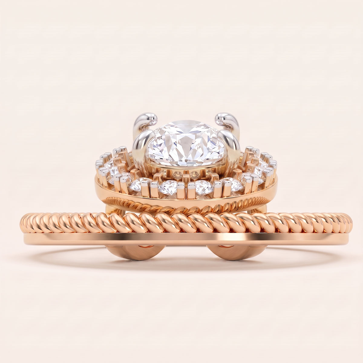 Harbour lab-grown diamond pendant, view 6
