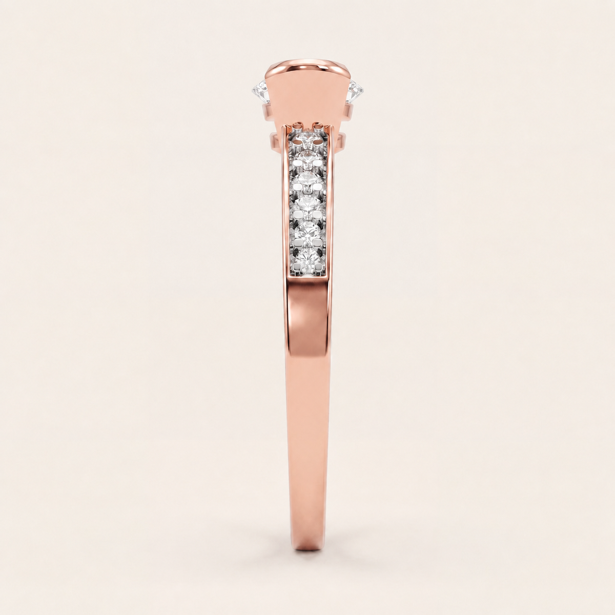 Equinox lab-grown diamond ring, view 8