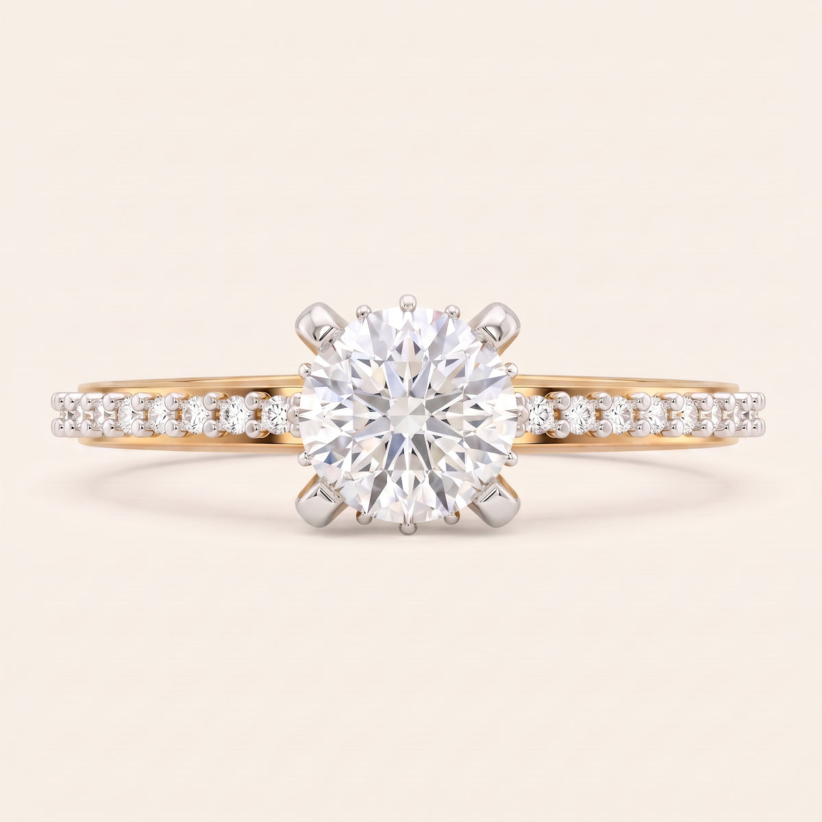 Vow lab-grown diamond ring, view 6