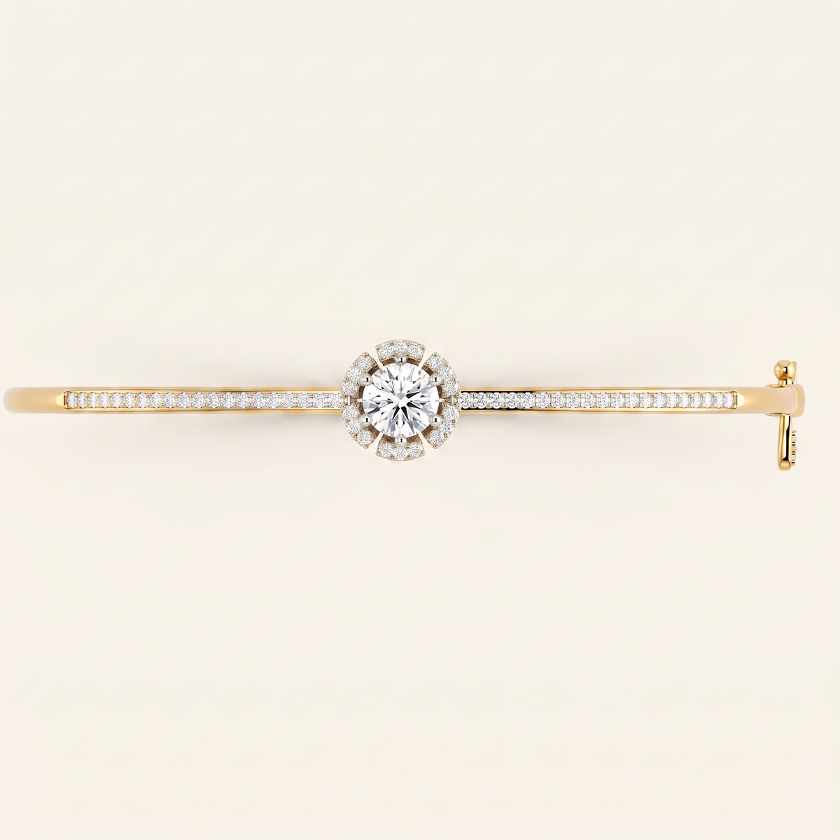 Marigold lab-grown diamond bracelet, view 4