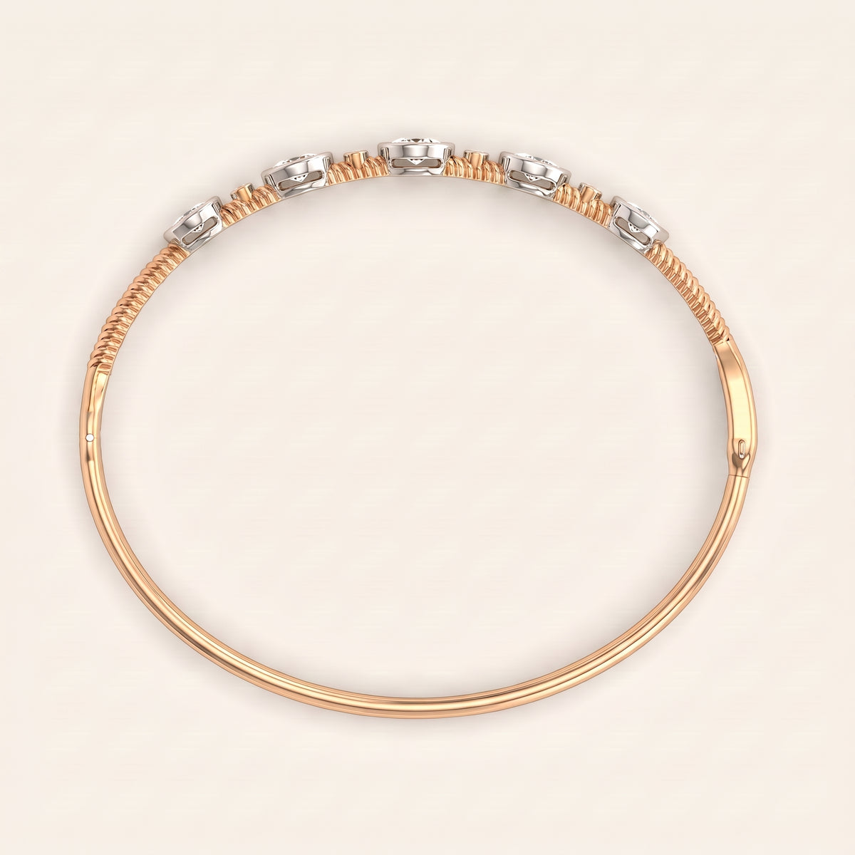 Radiance lab-grown diamond bracelet, view 8