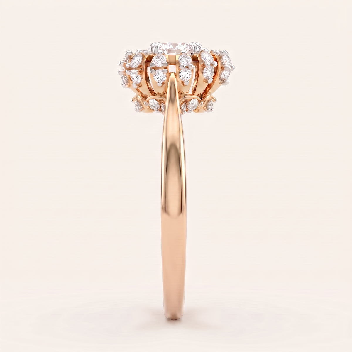 Coronet lab-grown diamond ring, view 7