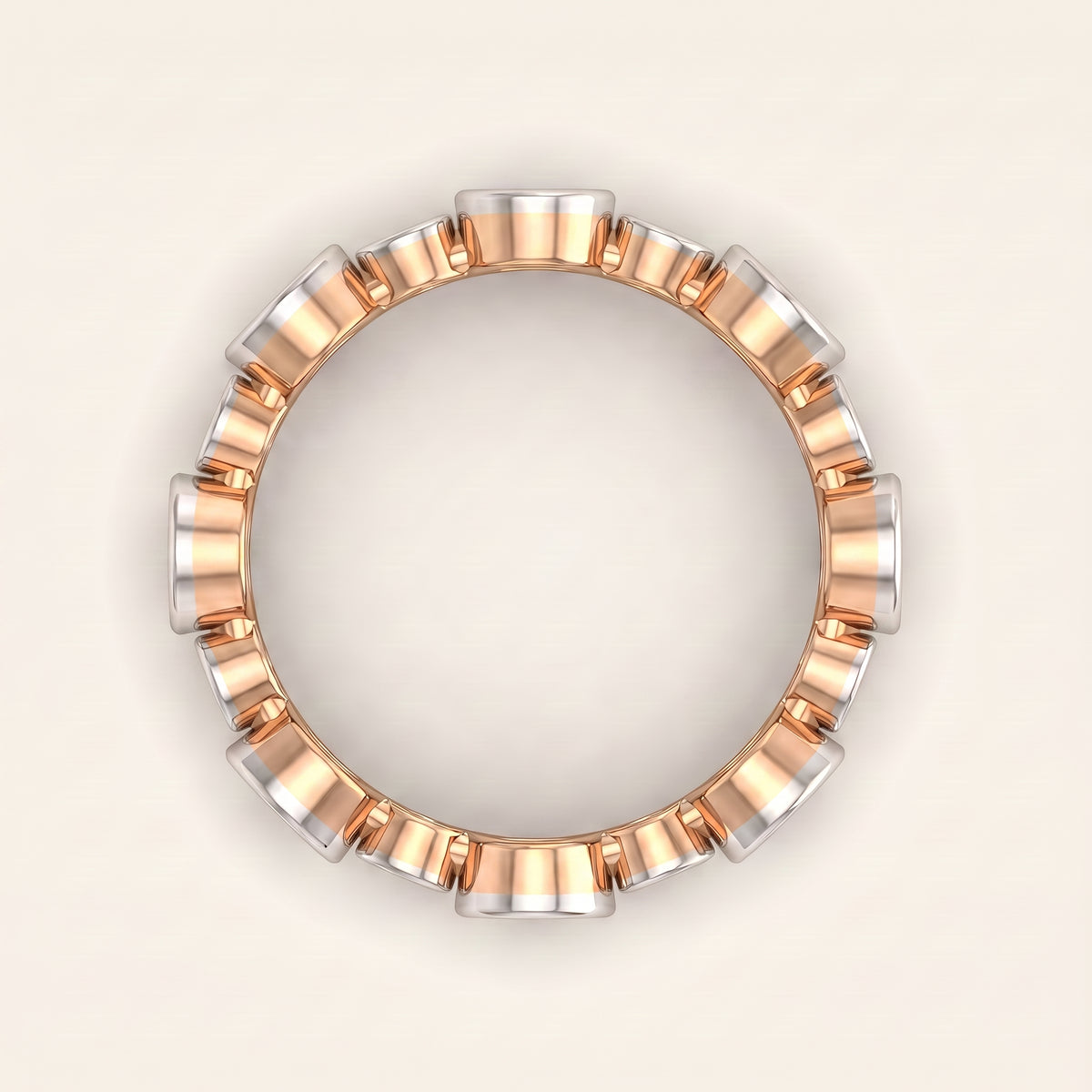 Polka lab-grown diamond ring, view 7