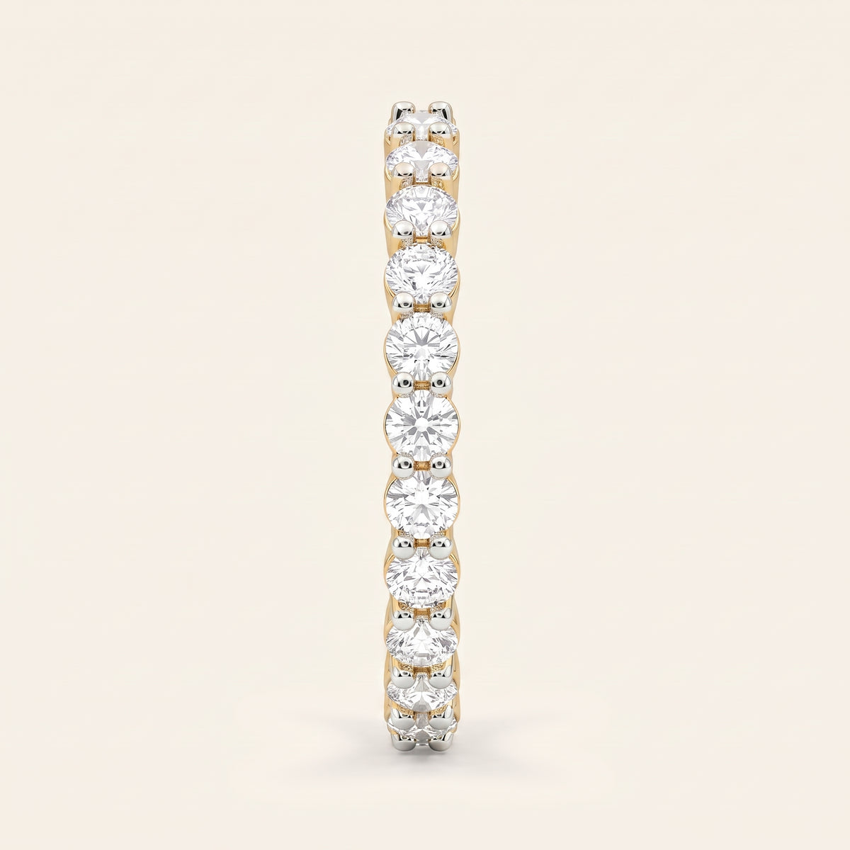 Endless lab-grown diamond ring, view 2