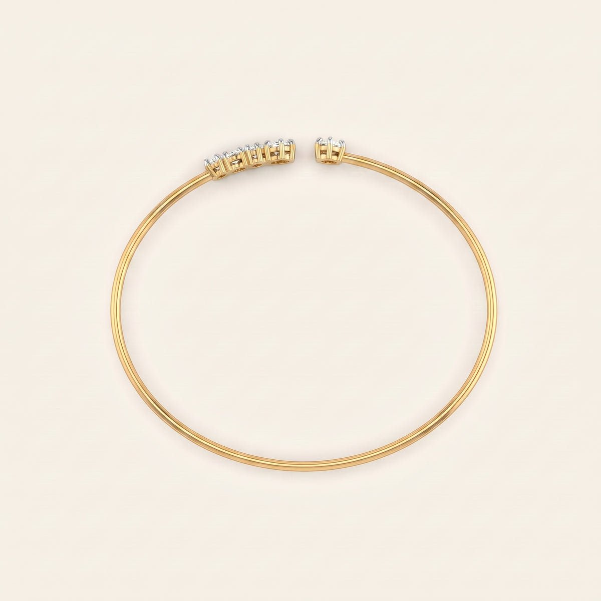 Constellation lab-grown diamond bracelet, view 3