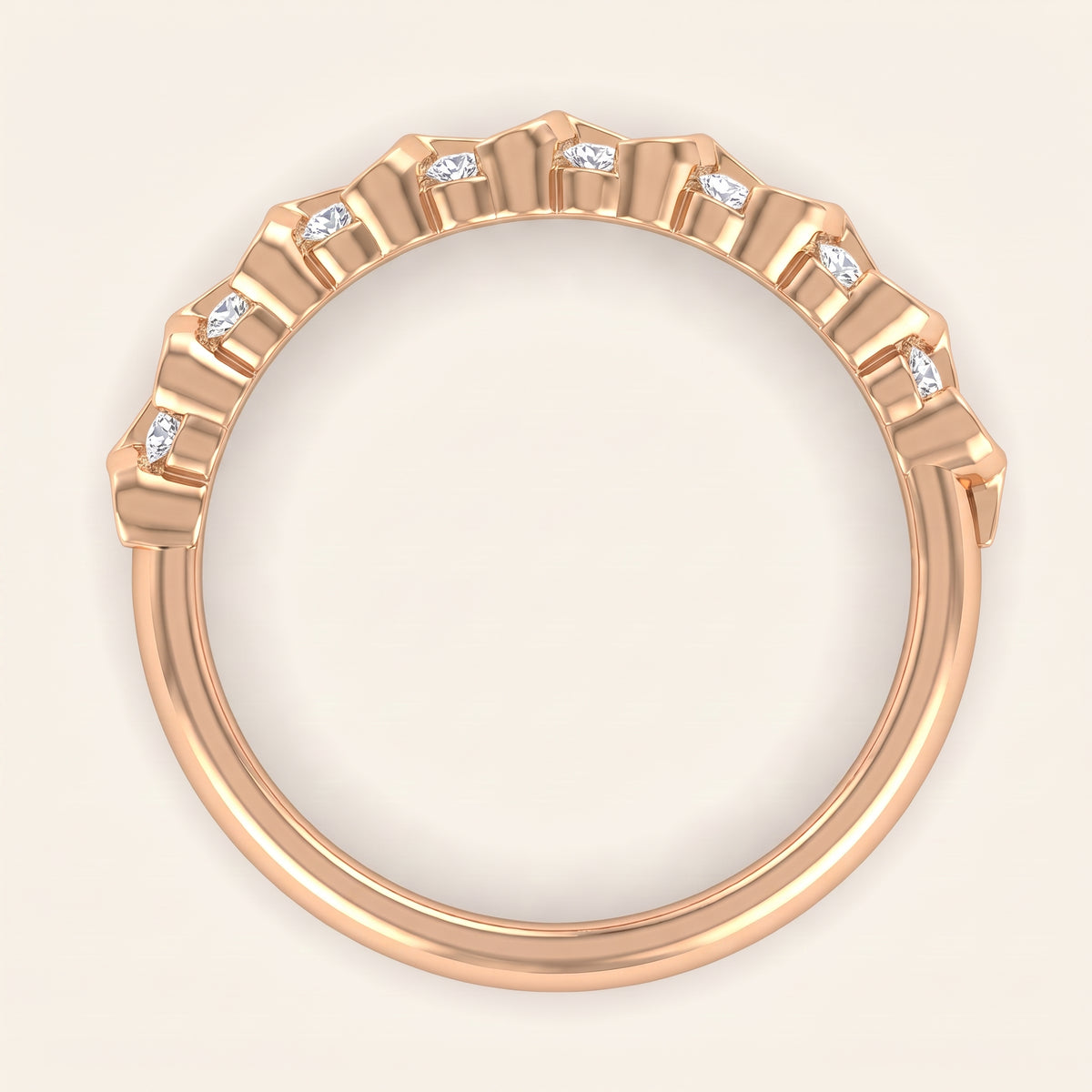Zephyr lab-grown diamond ring, view 6