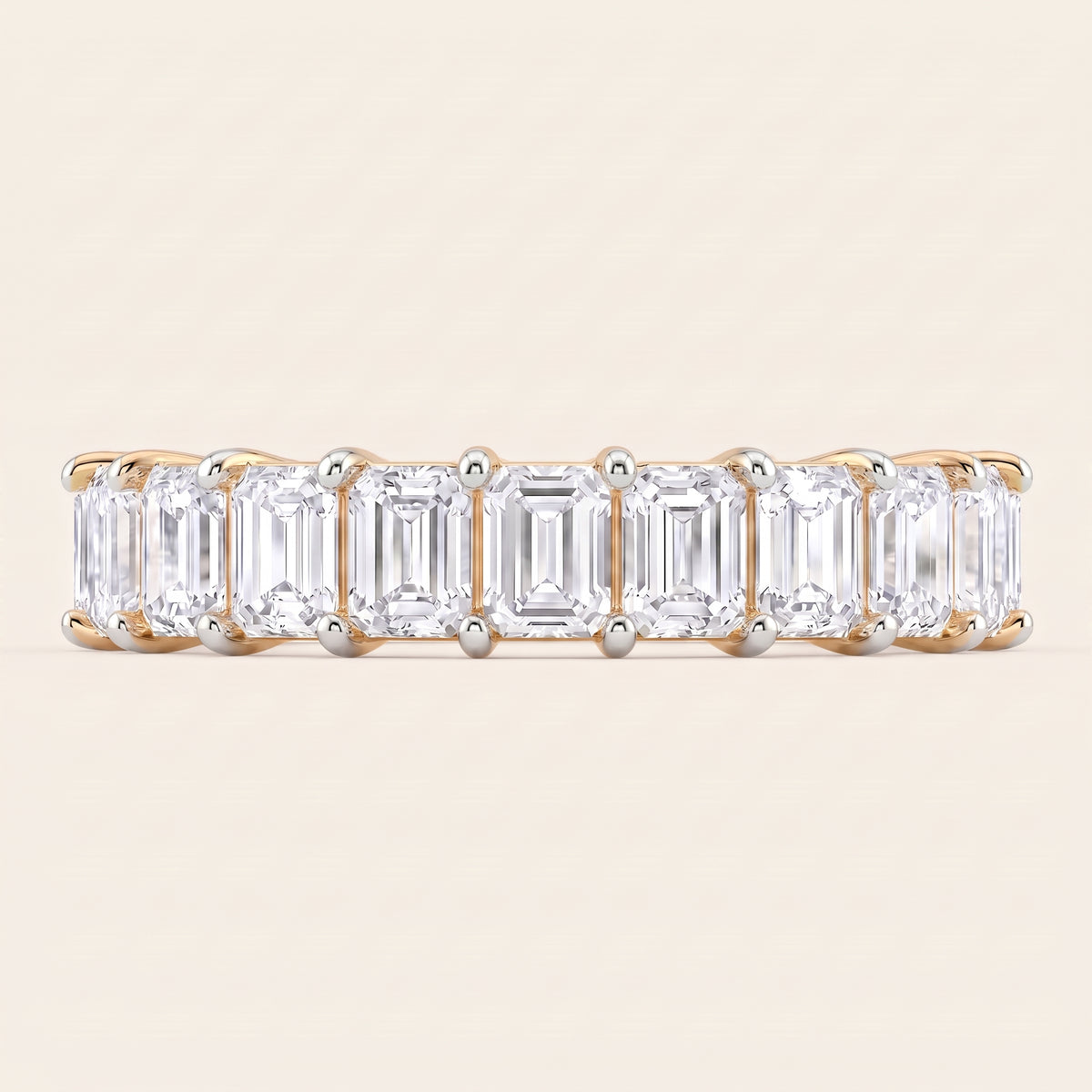 Gatsby lab-grown diamond ring, view 8