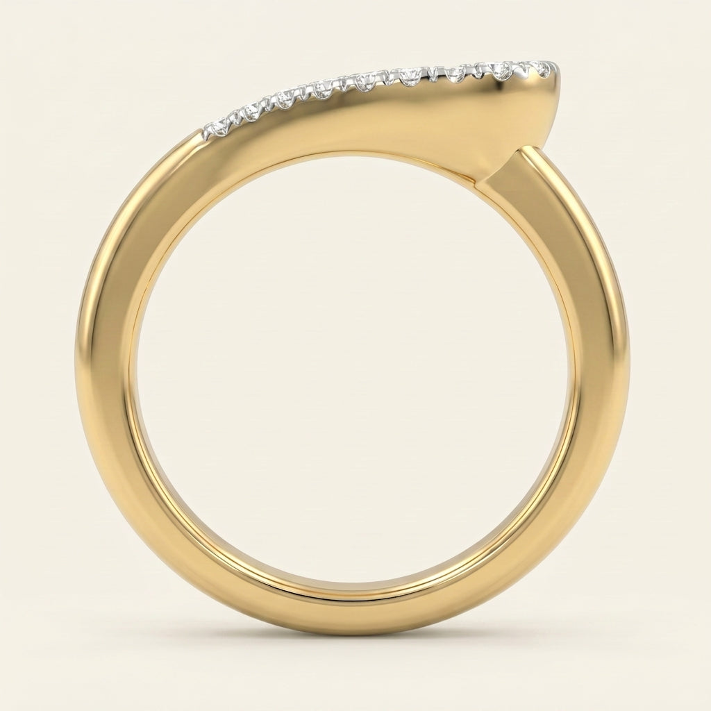 Orb lab-grown diamond ring, view 2