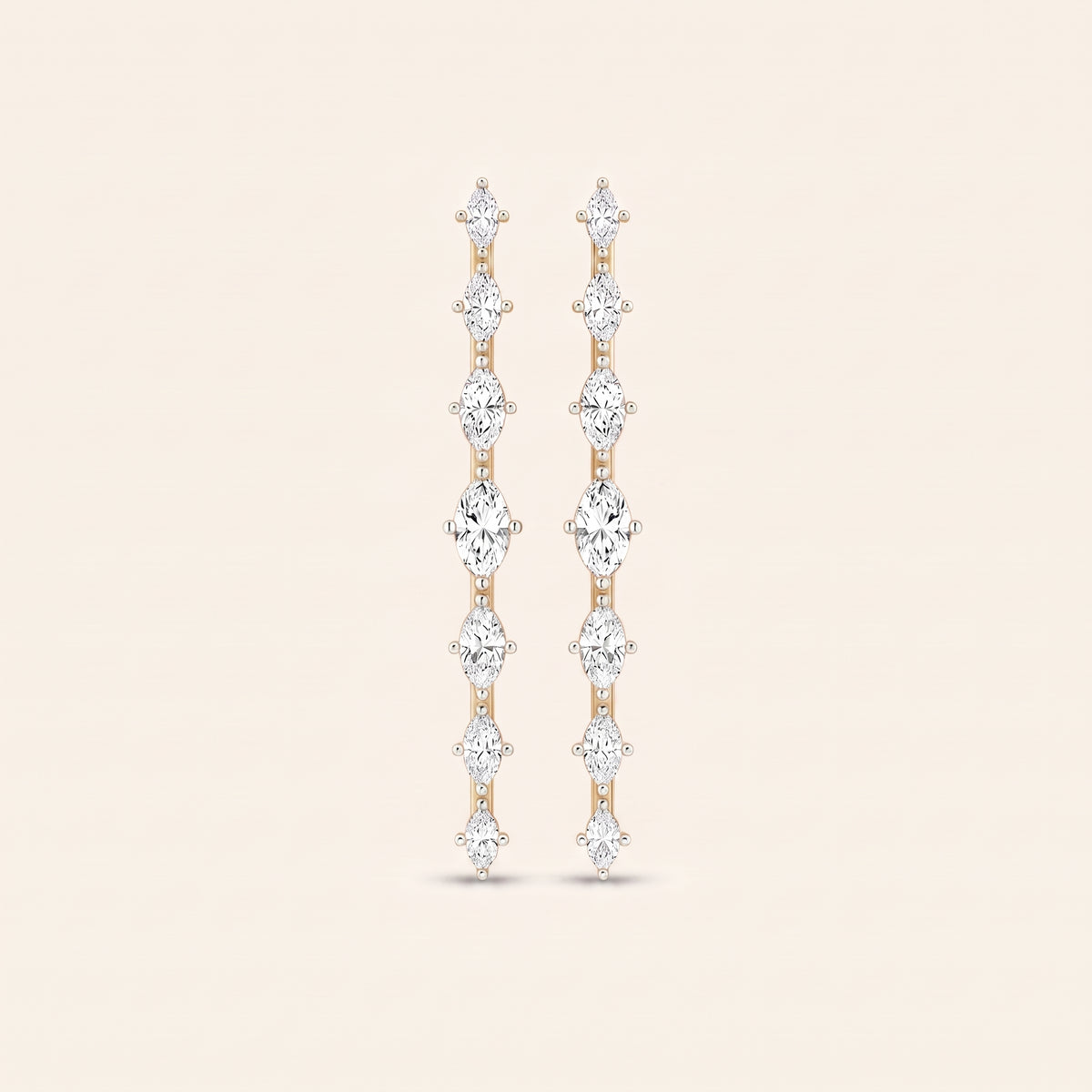 Glint lab-grown diamond earrings