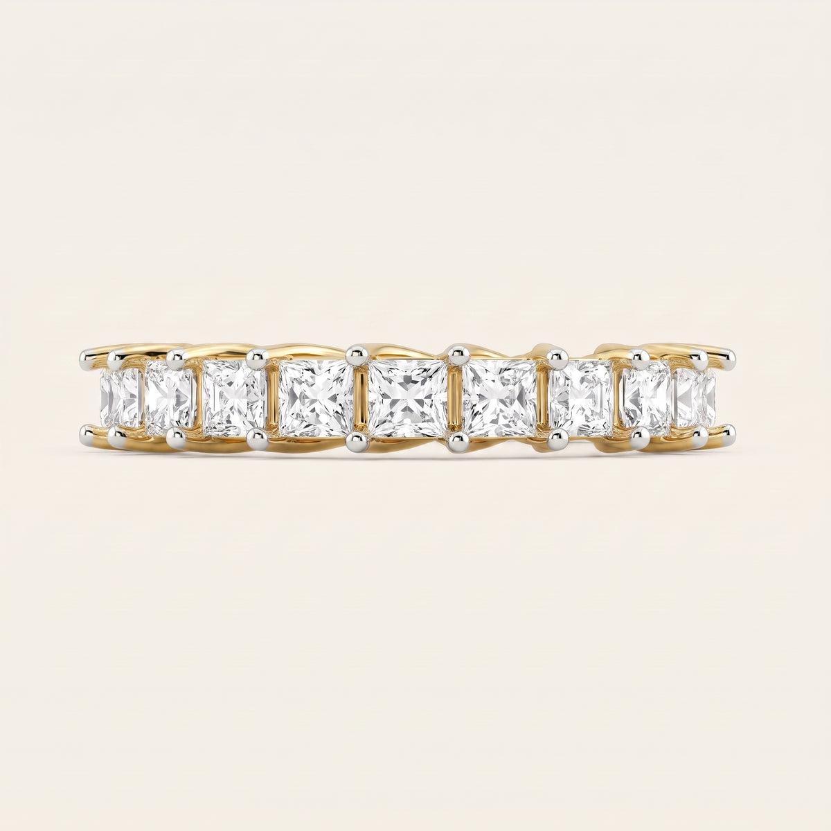 Quadra lab-grown diamond ring, view 4
