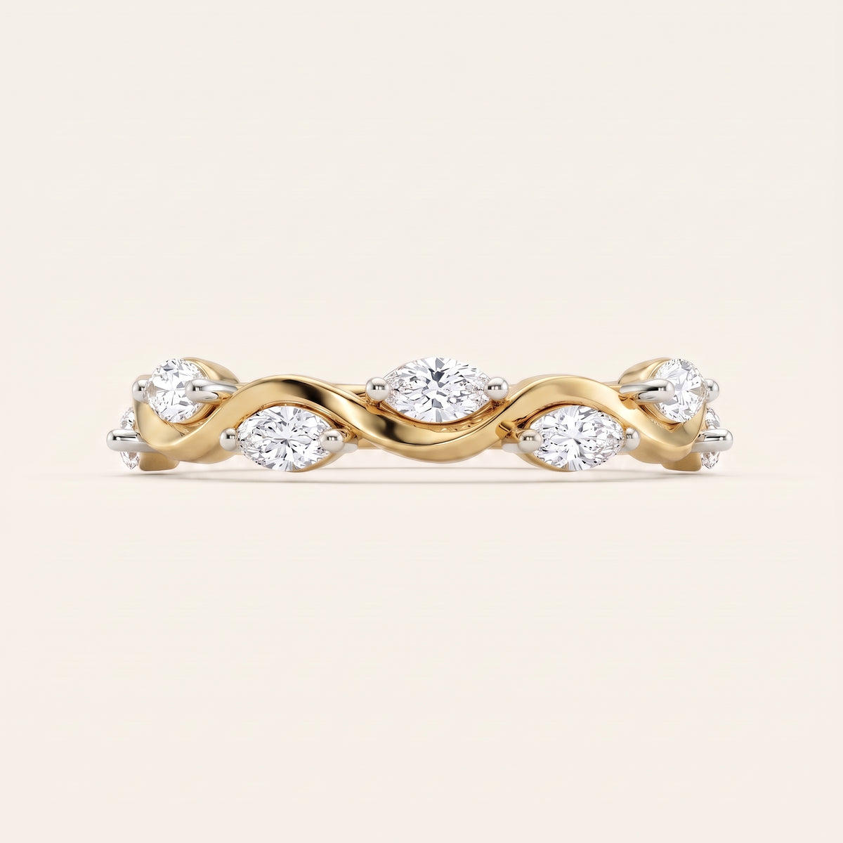 Garland lab-grown diamond ring, view 4