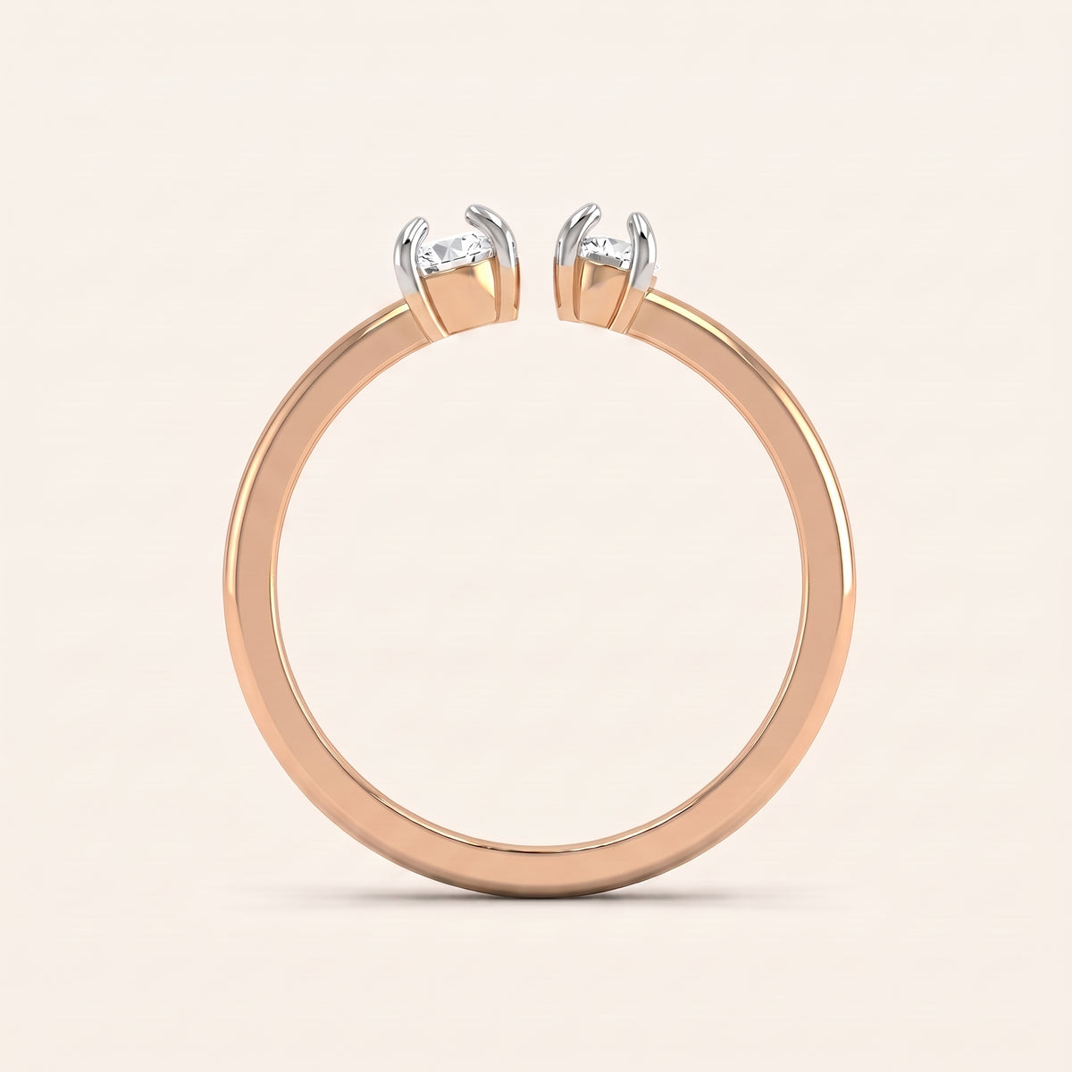 Kismet lab-grown diamond ring, view 6