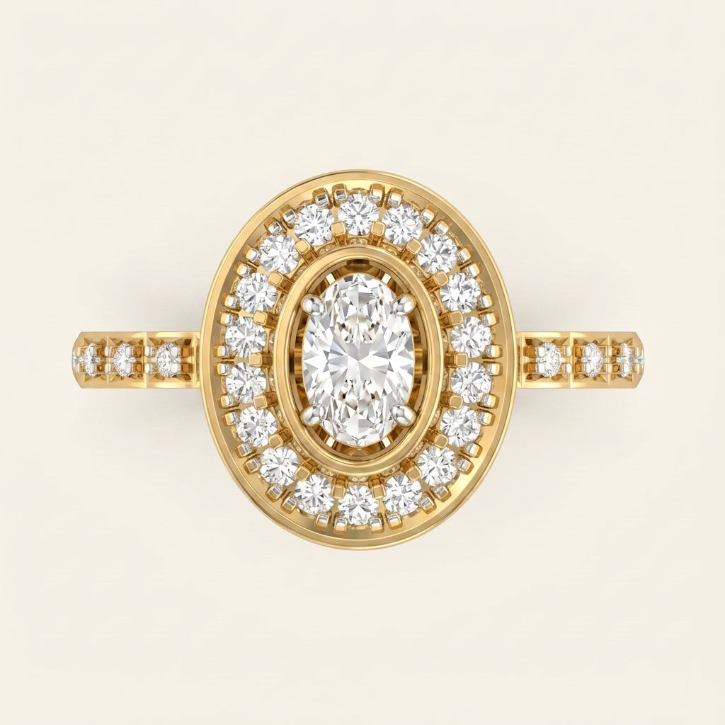 Duchess lab-grown diamond ring, view 4