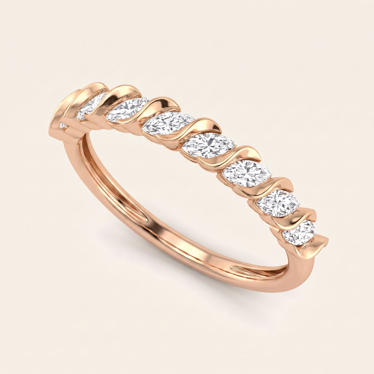 Zephyr lab-grown diamond ring, view 8