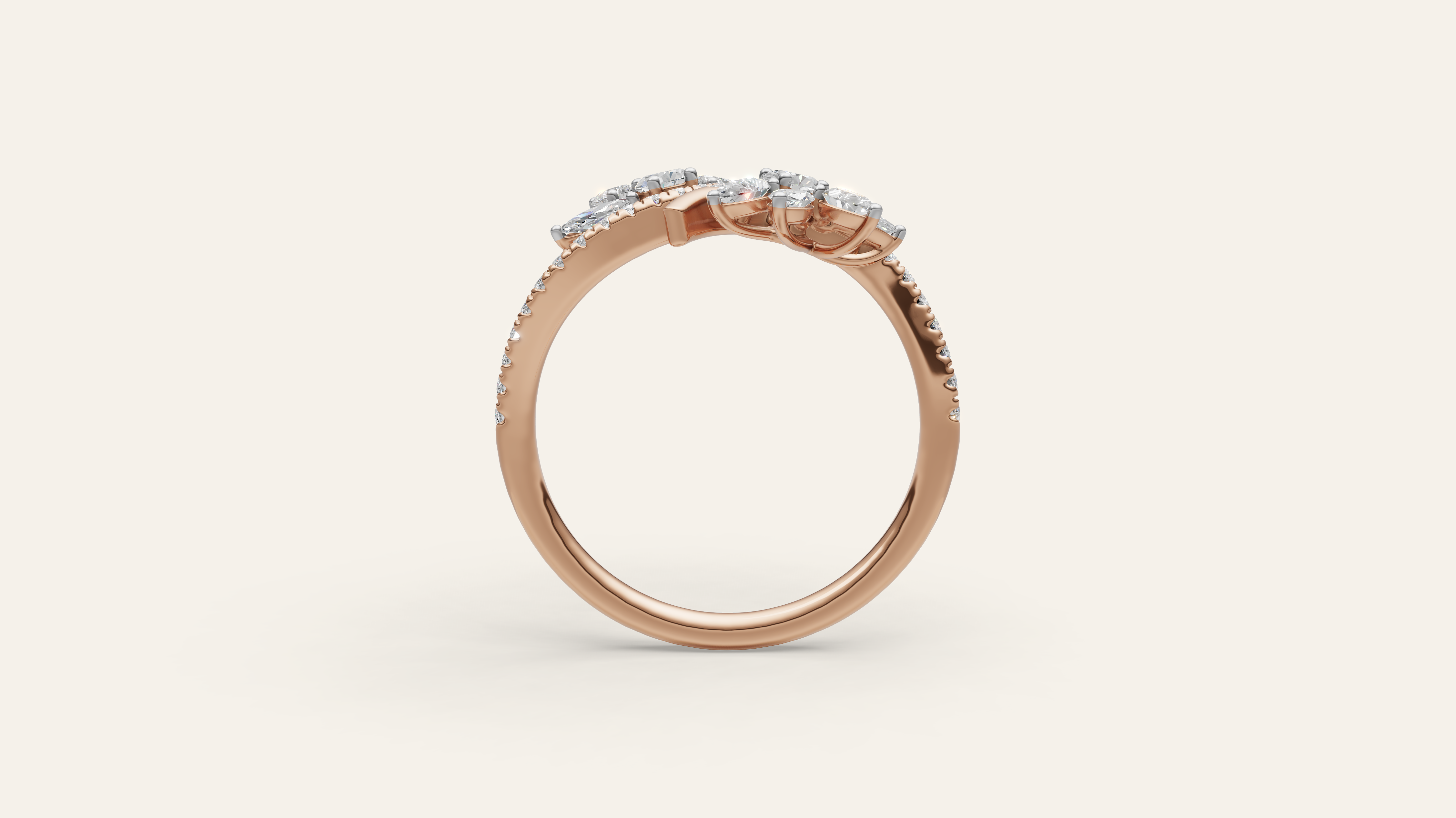 Spilt Bloom Ring