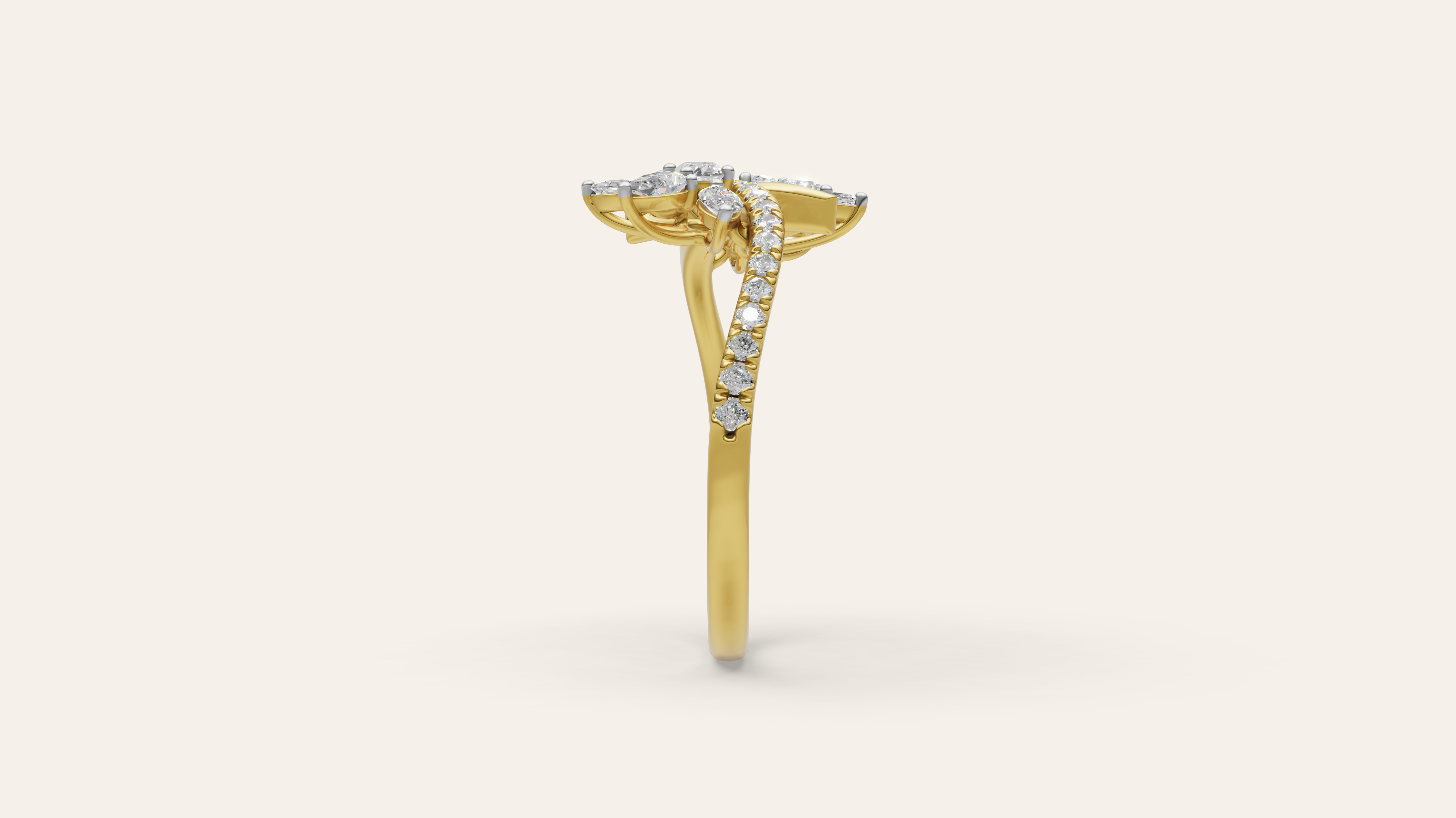 Spilt Bloom Ring