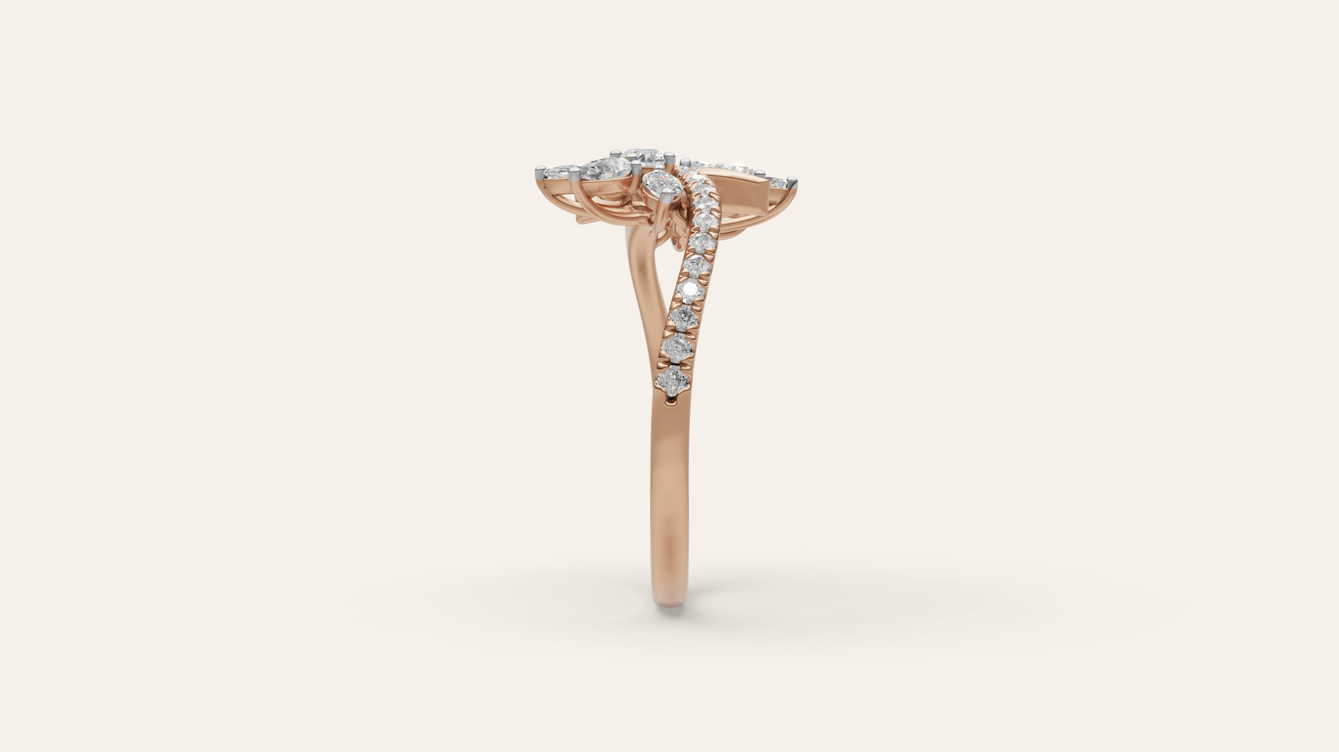 Spilt Bloom Ring