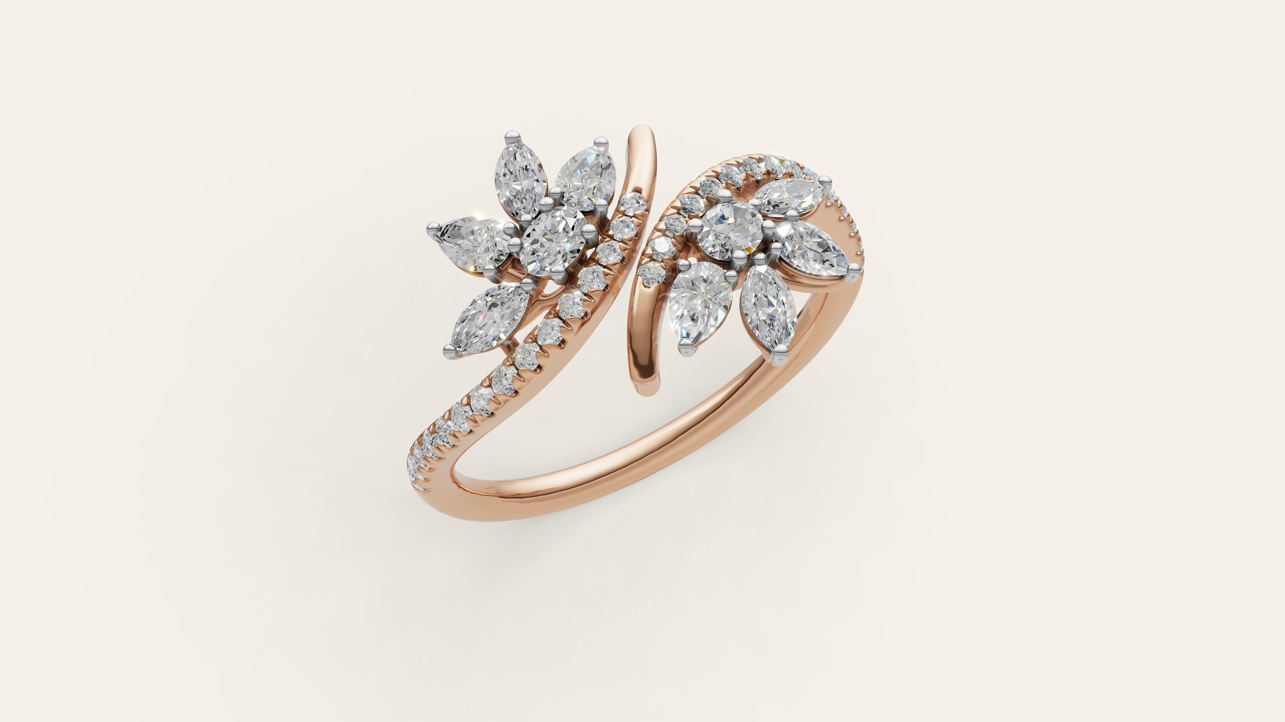 Spilt Bloom Ring