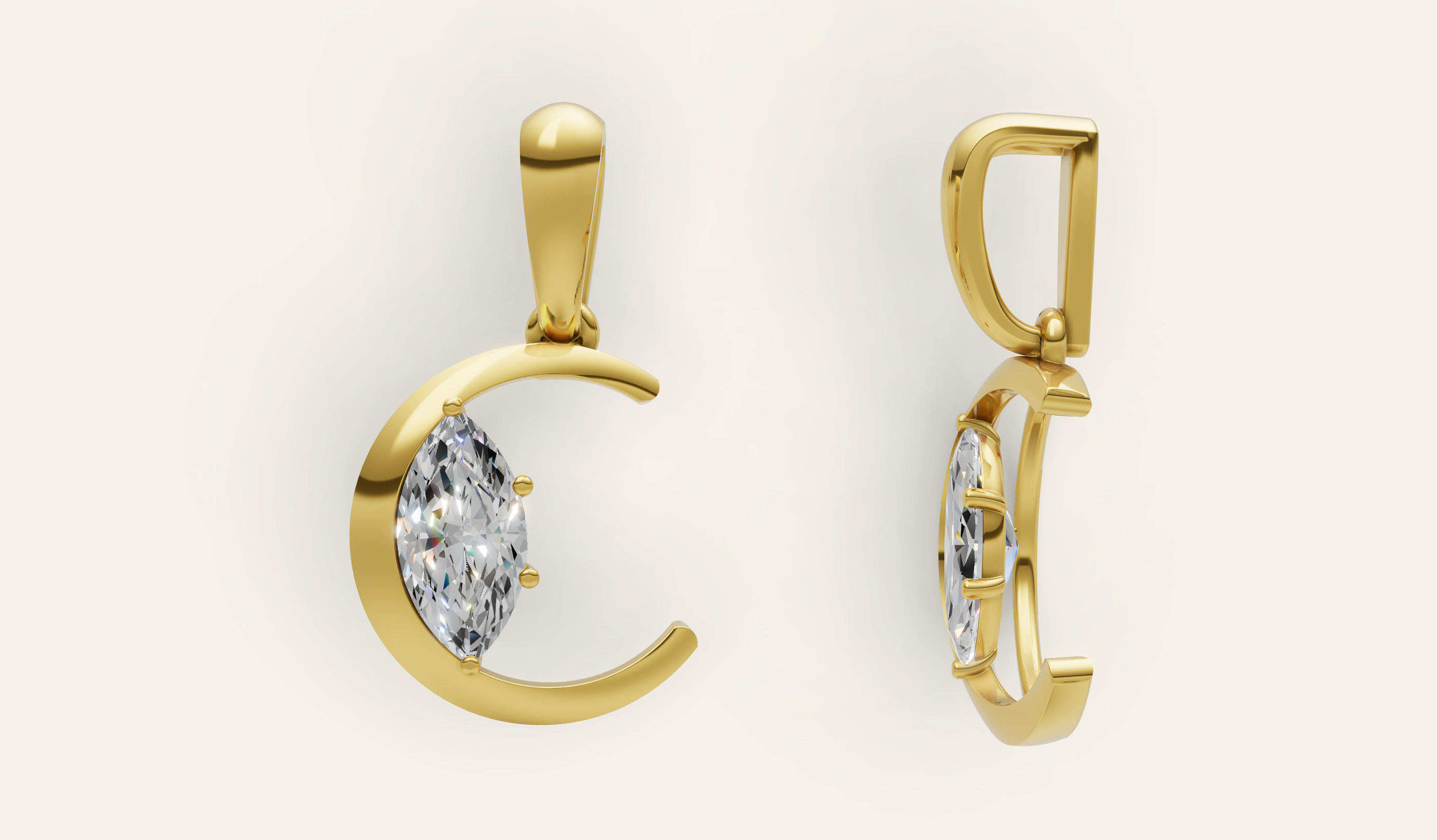 Half Moon Pendant