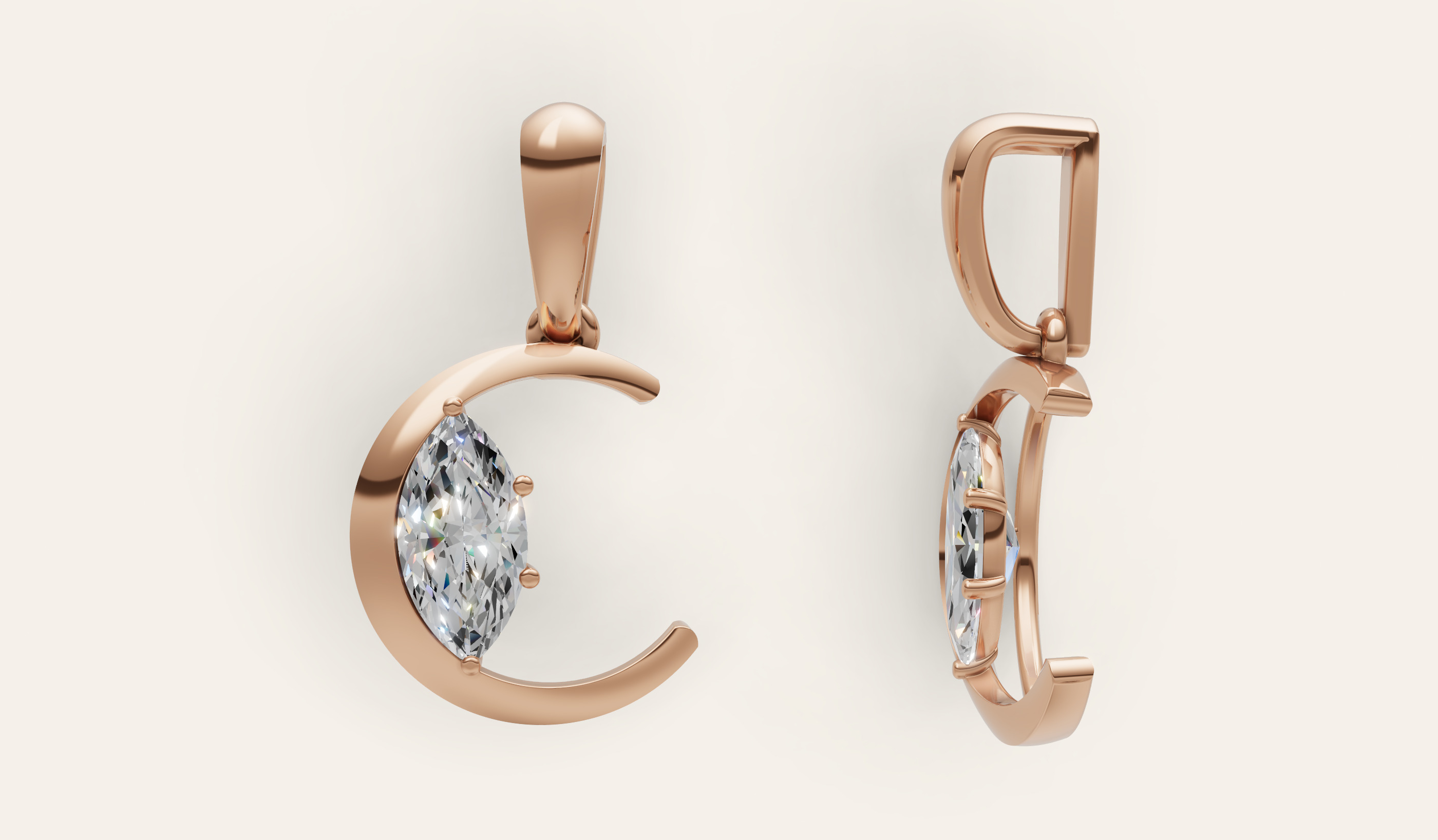 Half Moon Pendant