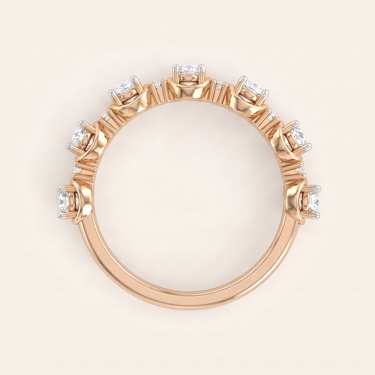 Laurel lab-grown diamond ring, view 5