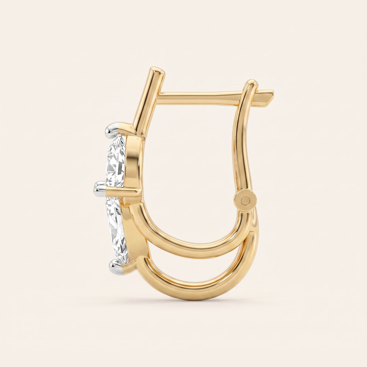 Arc lab-grown diamond earrings